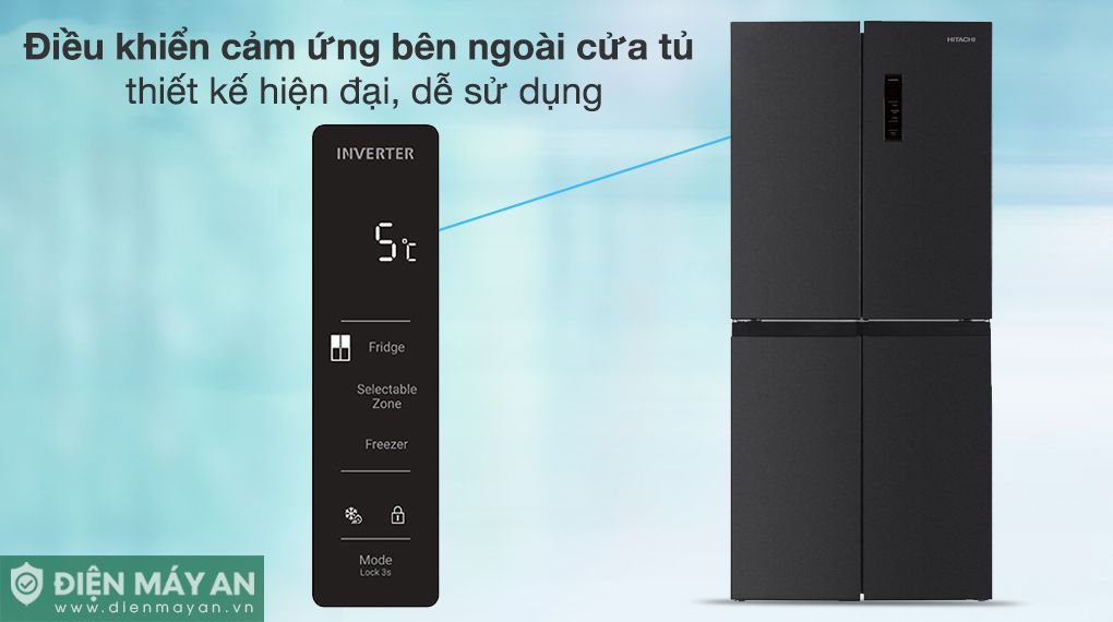 Tủ Lạnh Hitachi Inverter 466 Lít Multi Door HR4N7522DSDXVN